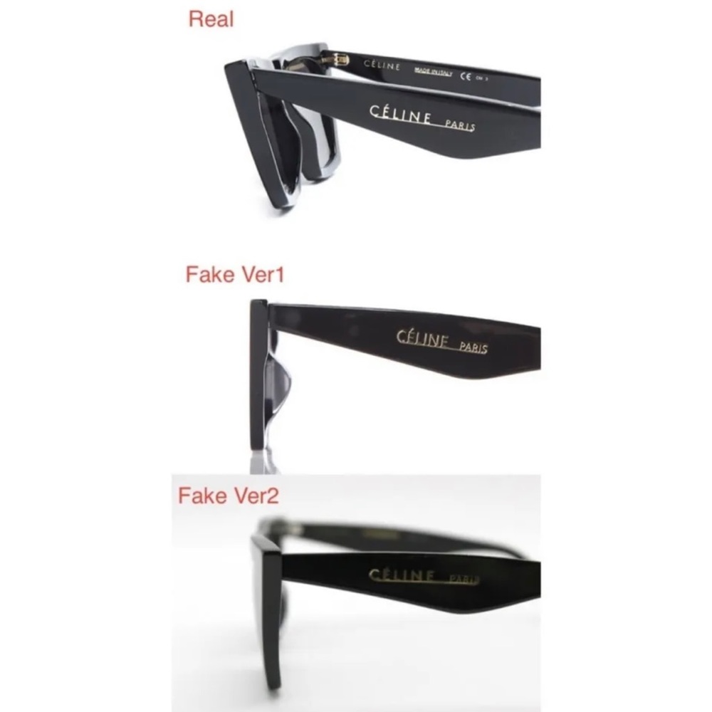 CÉLINE EDGE CL 41468/S BLACK SUNGLASSES
PHOEBE PHILO - Picture 8 of 16